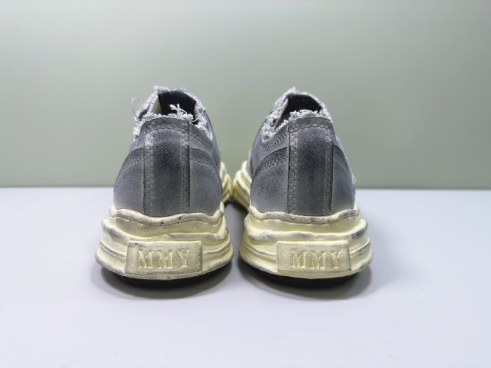 1:1 quality version Water dyed vintage open mouth smile thick bottom dirty shoes