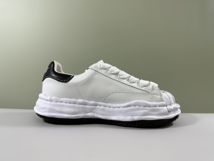 1:1 quality version White Leather Shell Toe Thick Bottom Board Shoes