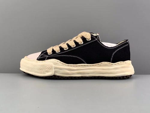 1:1 quality version Yellow soles Canvas low-top shoes