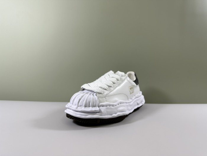 1:1 quality version White Leather Shell Toe Thick Bottom Board Shoes