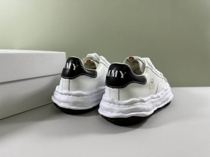 1:1 quality version White Leather Shell Toe Thick Bottom Board Shoes