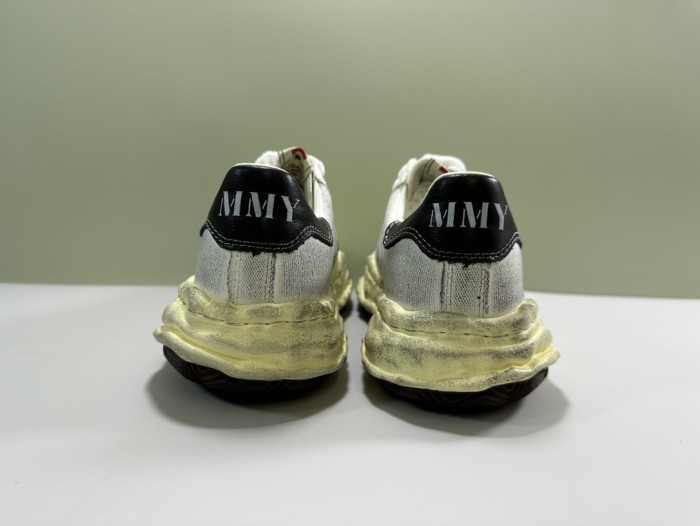 1:1 quality version Color Rubbed Old Yellow Sole Dirty Shoes