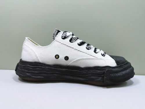 1:1 quality version Black and White Colorblocked Canvas Shoes