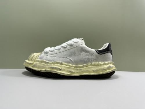 1:1 quality version Color Rubbed Old Yellow Sole Dirty Shoes