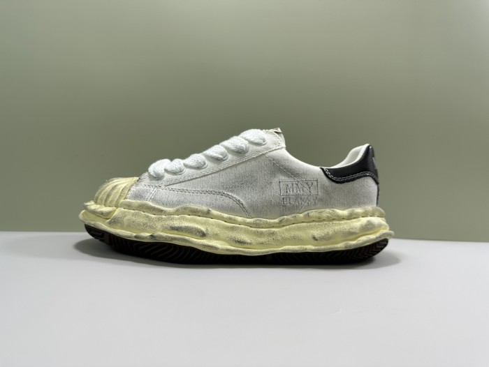 1:1 quality version Color Rubbed Old Yellow Sole Dirty Shoes
