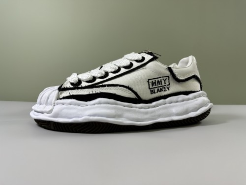 1:1 quality version Raw Edge Beige Colorblocked Black Canvas Dissolve Shoes