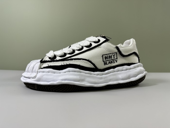1:1 quality version Raw Edge Beige Colorblocked Black Canvas Dissolve Shoes