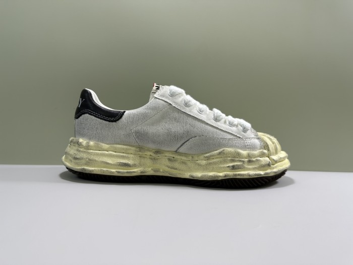 1:1 quality version Color Rubbed Old Yellow Sole Dirty Shoes