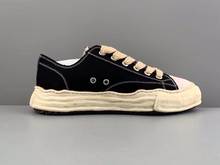 1:1 quality version Yellow soles Canvas low-top shoes