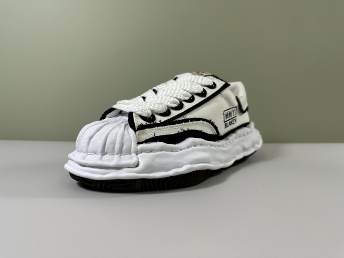 1:1 quality version Raw Edge Beige Colorblocked Black Canvas Dissolve Shoes