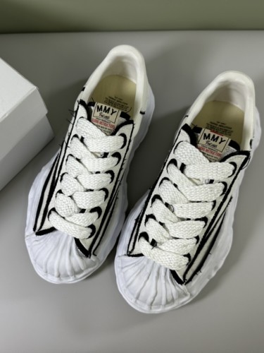 1:1 quality version Raw Edge Beige Colorblocked Black Canvas Dissolve Shoes