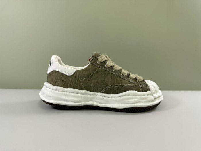 1:1 quality version Army Green Shell Toe Board Shoes