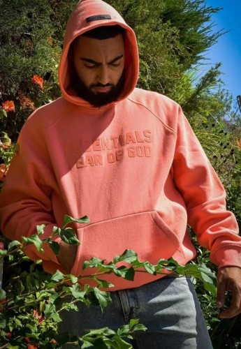 Flocked Letter Casual Padded hoodie 6 colors
