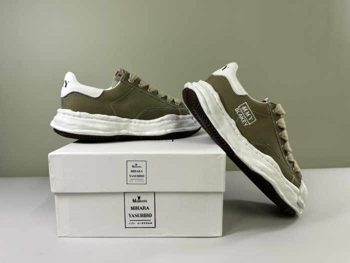 1:1 quality version Army Green Shell Toe Board Shoes