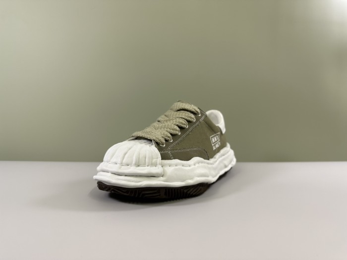 1:1 quality version Army Green Shell Toe Board Shoes