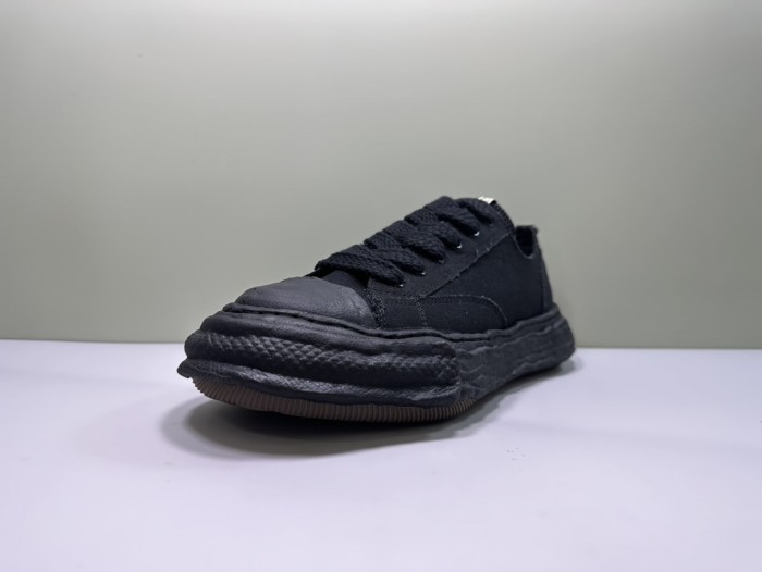 1:1 quality version All black canvas dissolved shoes