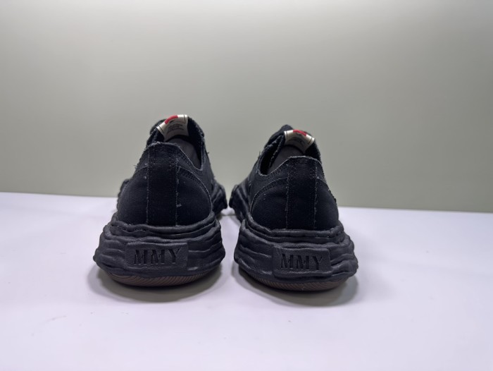 1:1 quality version All black canvas dissolved shoes