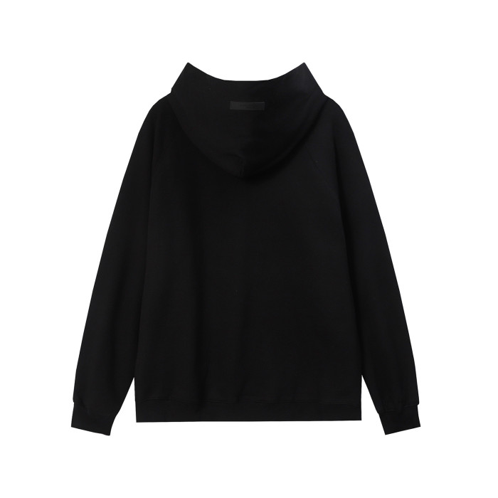 Flocked Letter Casual Padded hoodie 6 colors