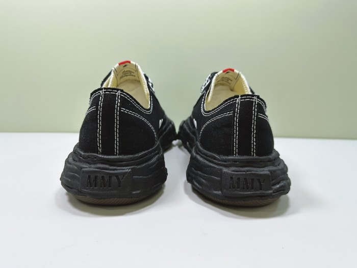 1:1 quality version Floral Lace Up Black and White Duplex Canvas Board Shoes