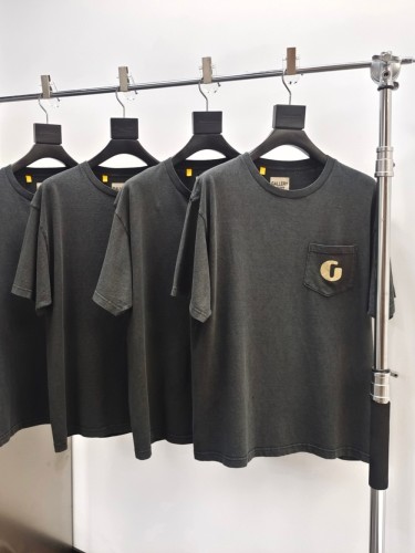 1:1 quality version Stamped G Pocket Back Illusion Letter Printed Tee