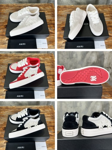 1:1 quality version Colorblocked Pentagram Patch Low Top Breathable Board Shoes 3 colors