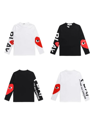 [buy more save more]  1:1 quality version Large Love Letter Print Long Sleeve Tee 2 Colors