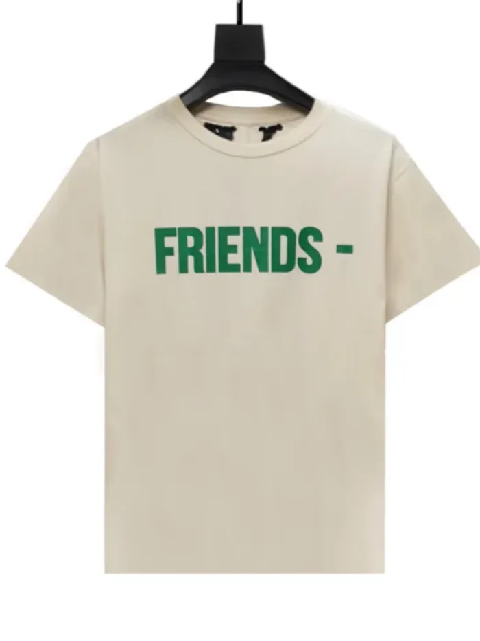 [buy more save more]  Simple emerald green letter V printed short sleeve tee