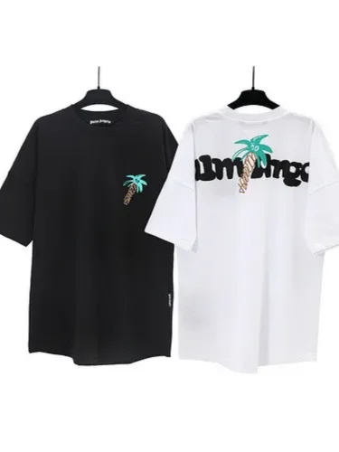 [buy more save more]  Simple Coconut Graffiti Print Short Sleeve Tee 2 colors