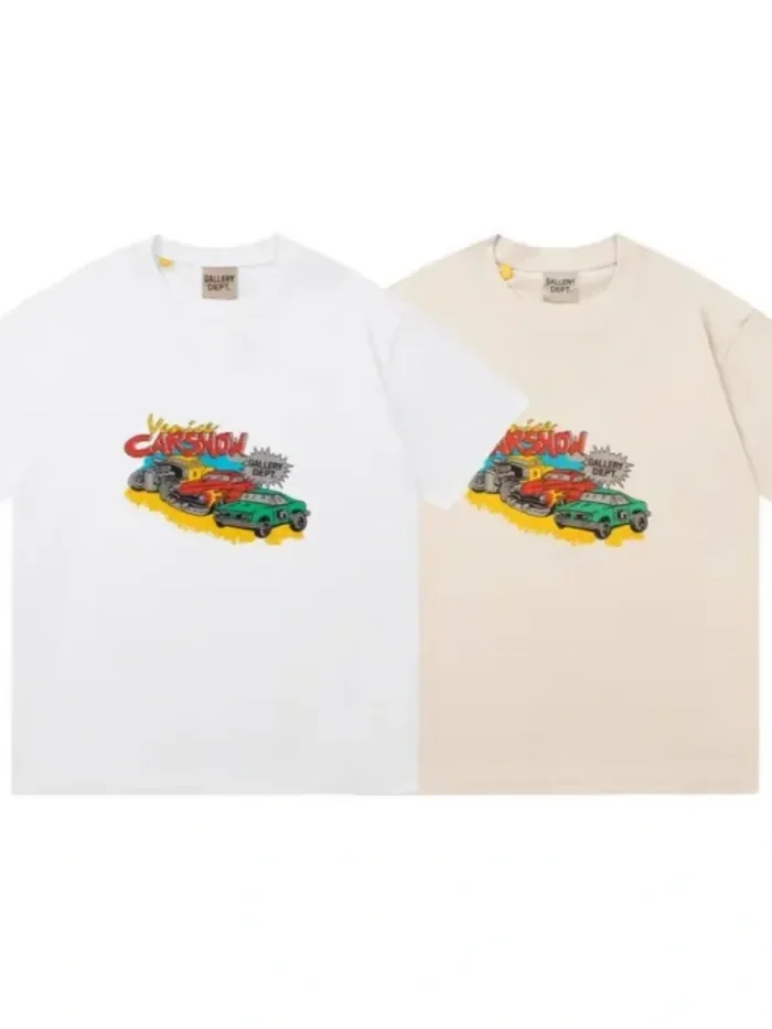 [buy more save more] Car show pattern printing tee