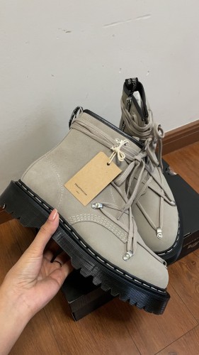 1:1 quality version Deersuede six-pointed star design Martin Boots