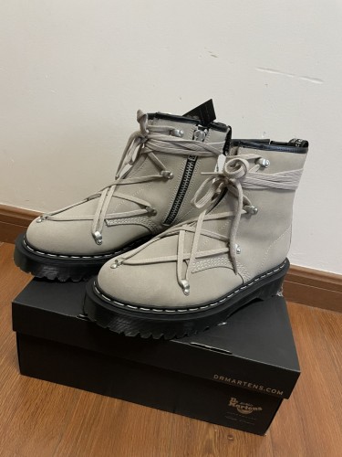 1:1 quality version Deersuede six-pointed star design Martin Boots