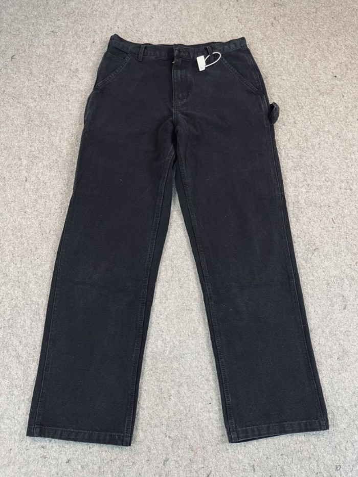 1:1 quality version Washed and Aged Workwear Straight Leg Lumberjack Pants 6 colors