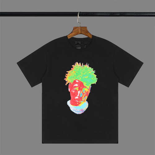 [50% Off]Vlone Colorful Character V Print tee 2 colors 27083003