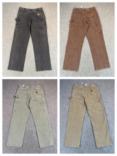1:1 quality version Heavyweight Double Knee Lumberjack Washed Version Pants 4 colors