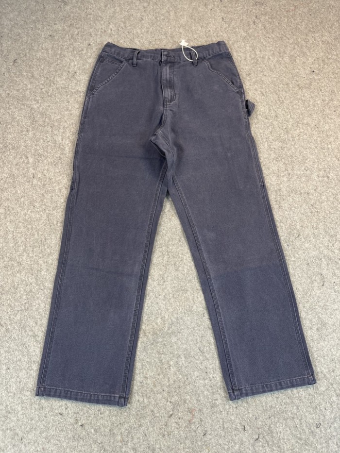 1:1 quality version Washed and Aged Workwear Straight Leg Lumberjack Pants 6 colors