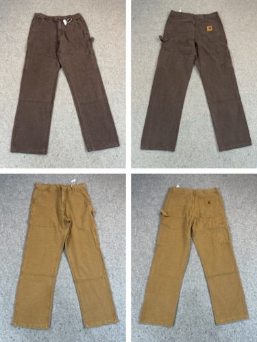 1:1 quality version Washed and Aged Workwear Straight Leg Lumberjack Pants 6 colors