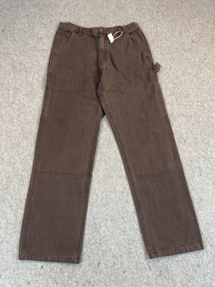 1:1 quality version Washed and Aged Workwear Straight Leg Lumberjack Pants 6 colors