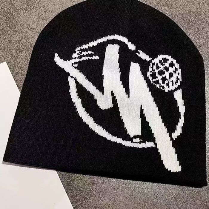 [50% Off]Personalised monogrammed globe jacquard knit beanie 6 colors 27093985