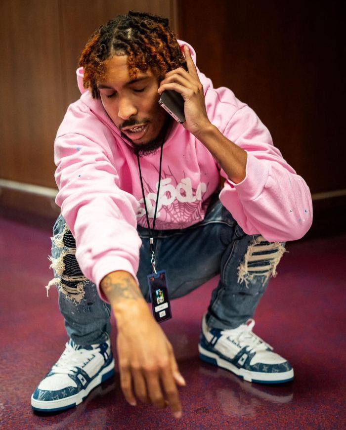 1:1 quality version Pink OG Spider Web Hoodie & Pants set