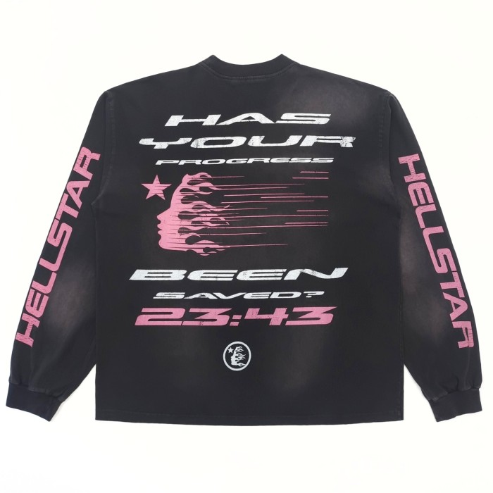 [Big & Tall for weights up to 260 lbs]1:1 quality version HS QR Code Man Long Sleeve T-Shirt with NFC tag