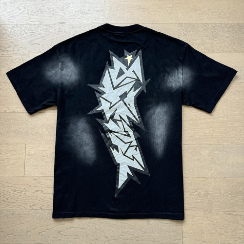 Fun Letter Print Washed Version Tee