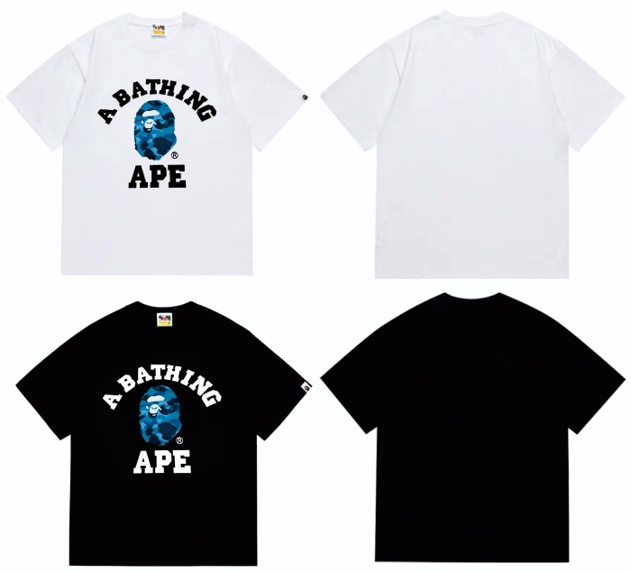 Hive Camo Ape Head Letter Print Tee 4 colors