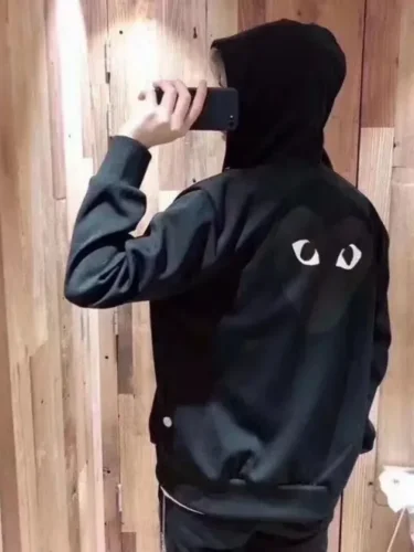 [buy more save more]  Big black logo hoodie