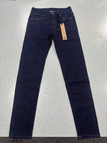 1:1 quality version Navy Blue Slim Fit Calf Jeans