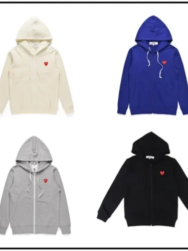 [buy more save more] Heart zipper hoodie 4 colors