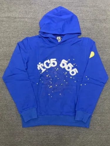[buy more save more] Young Thug Sp5der-White number blue hoodie