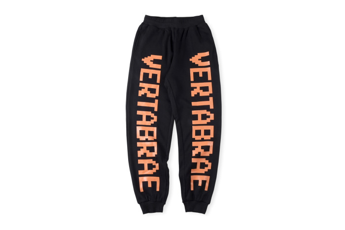 1:1 quality version Vertical Letter Logo Printed Pants 24 colors