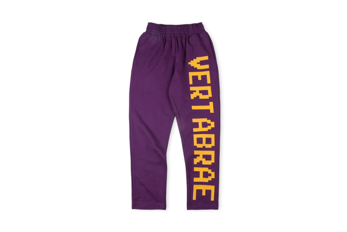 1:1 quality version Vertical Letter Logo Printed Pants 24 colors