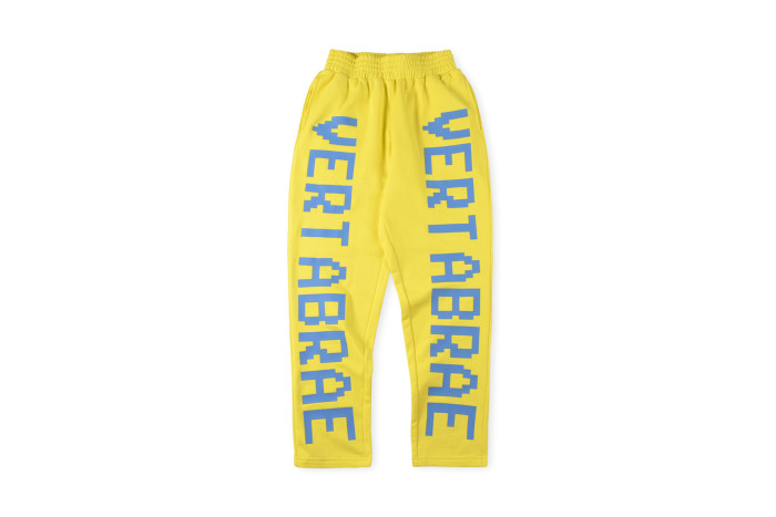 1:1 quality version Vertical Letter Logo Printed Pants 24 colors