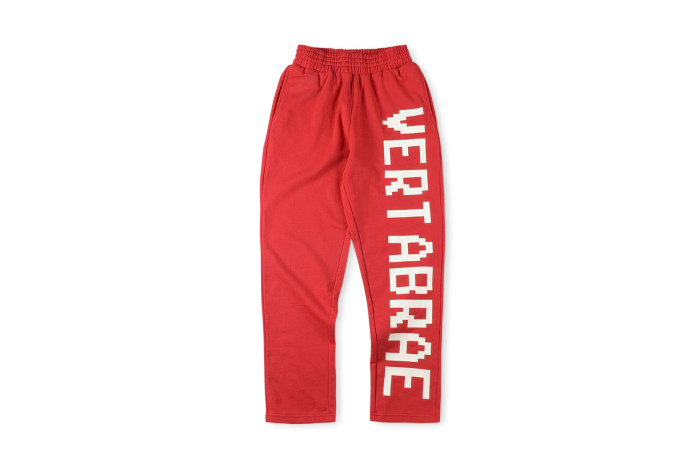 1:1 quality version Vertical Letter Logo Printed Pants 24 colors